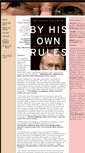 Mobile Screenshot of byhisownrules.com